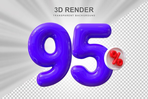 Oferta del 95 por ciento en renderizado de globos 3d.