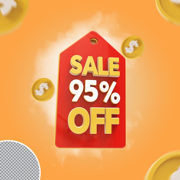 Oferta de 95 por ciento de venta 3D