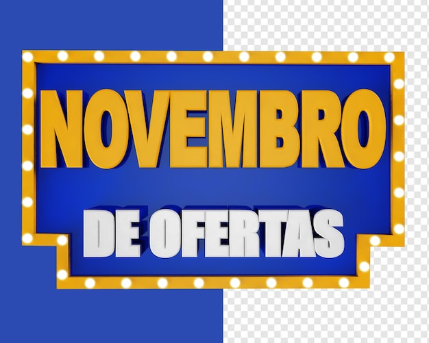 PSD oferta de novembro