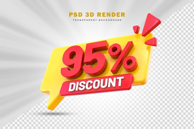 Oferta de descuento del 95% 3d