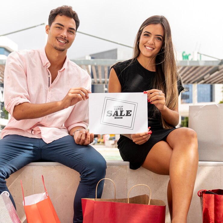 PSD oferta de descuentos para ventas de viernes negro