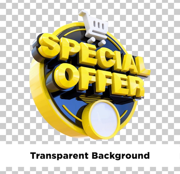 Oferta especial 3 fundo transparente
