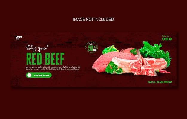 Oferta especial de carne roja