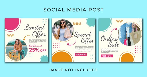 oferta especial de post instagram para loja online