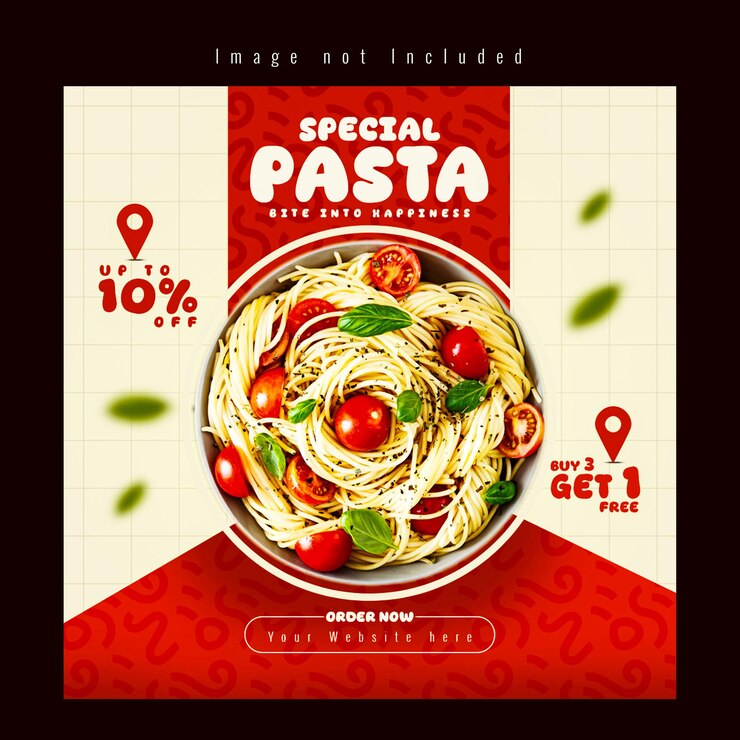 Oferta especial de pasta Comprar 3 obtener 1 gratis Hasta 10 descuentos