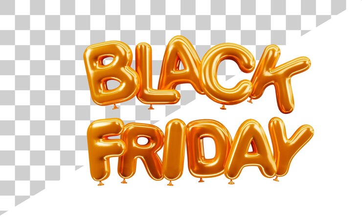Oferta especial solo por tiempo limitado del Black Friday Cajas de regalo negras realistas con un dorado