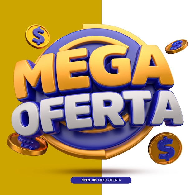 PSD oferta mega azul