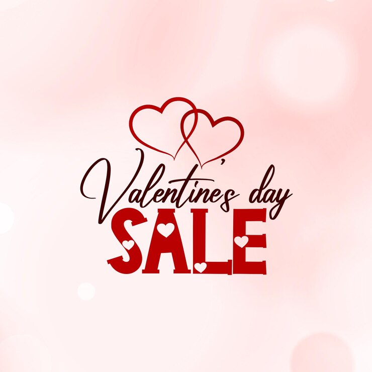 PSD oferta de venta del día de san valentín archivo psd