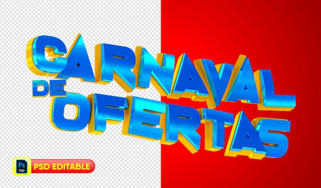 Las ofertas de carnaval