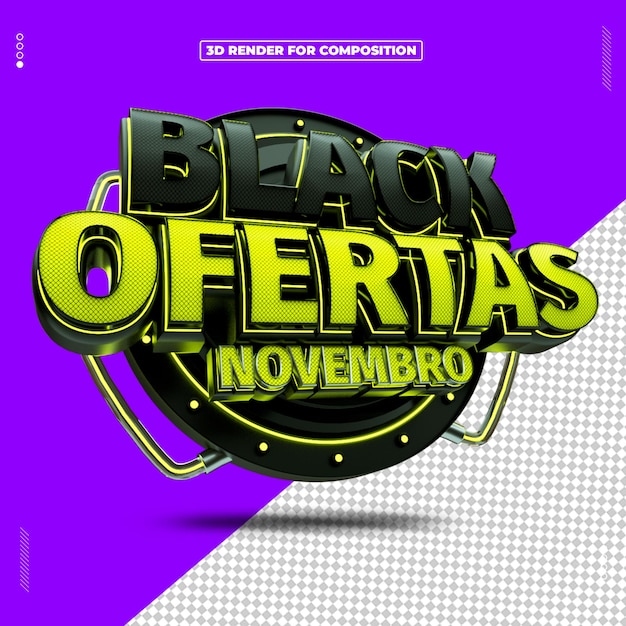 PSD ofertas de sexta-feira negra de novembro