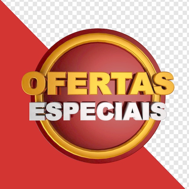 PSD ofertas especiais 3d