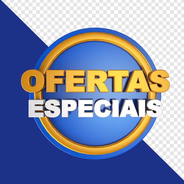 Ofertas especiais 3d