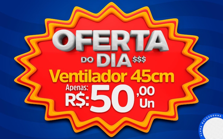 PSD ofertas de promoción del día 3d render