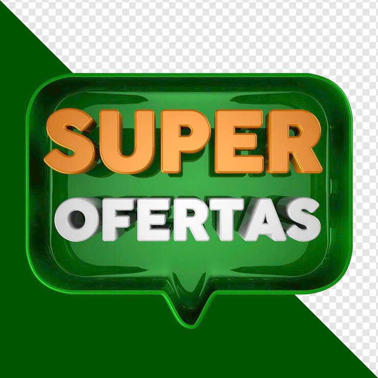 PSD ofertas súper 3d