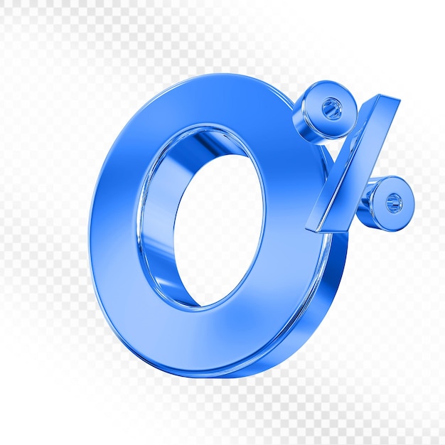 Offerta blu a 0% in 3D