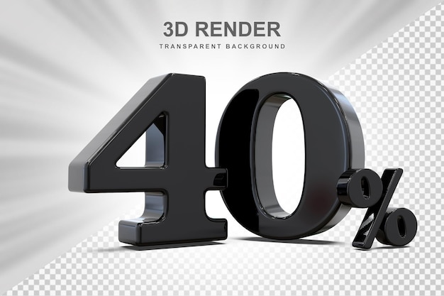 Offerta del 40% in 3D