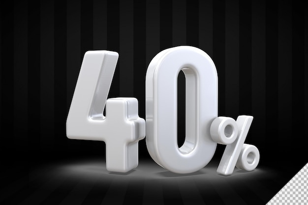 Offerta del 40% in rendering 3D