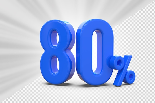 Offerta dell'80% in rendering 3d