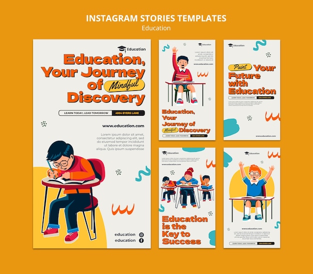 Offerta educativa di storie su Instagram