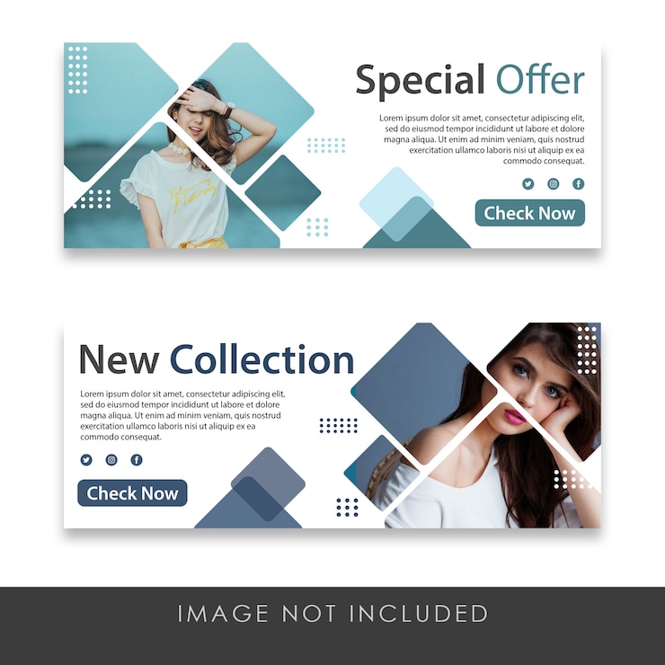 PSD offerta speciale e nuovi modelli di banner di raccolta