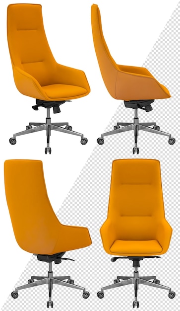Office-Computer-Stuhl für den Kopf Interior-Element aus dem Hintergrund isoliert