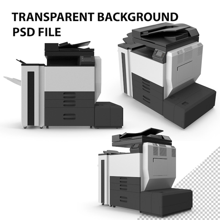 PSD office printer png