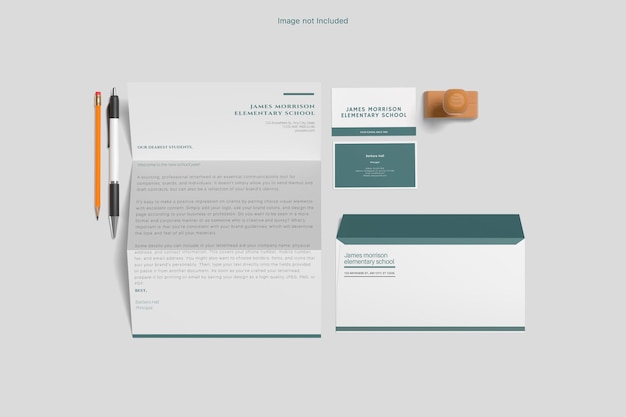 Office Stationery Mockup