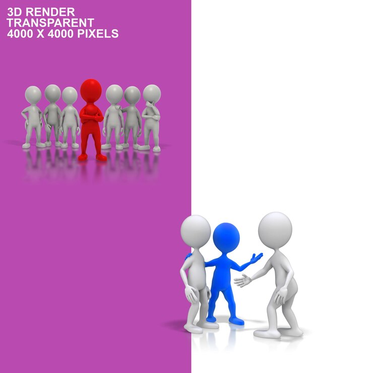 PSD office work transparent background