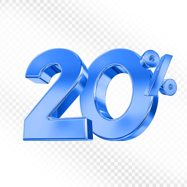 Offre bleue à 20 % en 3D