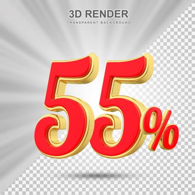 Offre de réduction de 55% sur le rendement en or rouge 3D