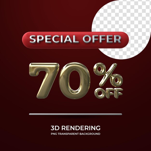 Offre Spéciale 70 % De Réduction Sur Fond Transparent Isolé Rendu 3d