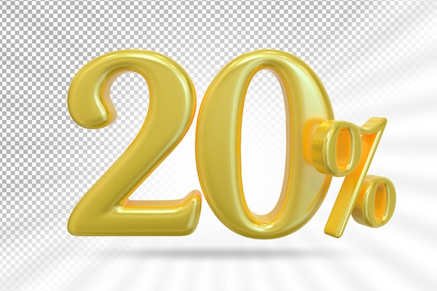 Ofrecemos un 20% de oro en 3D.