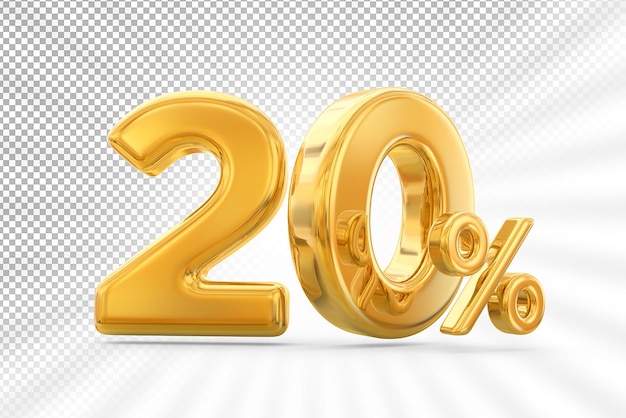 Ofrecemos un 20% de oro en 3D.