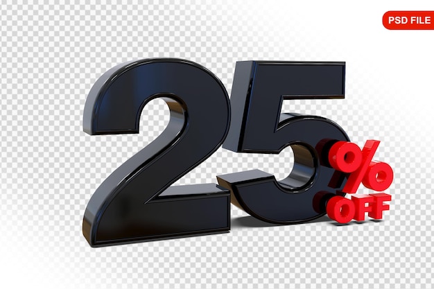 Ofrecemos el 25% en 3D.