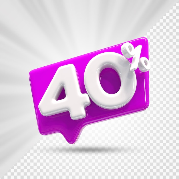Ofrecemos un 40% de oro en 3D.
