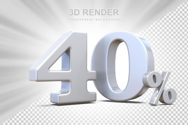 Ofrecemos un 40% de plata en 3D.