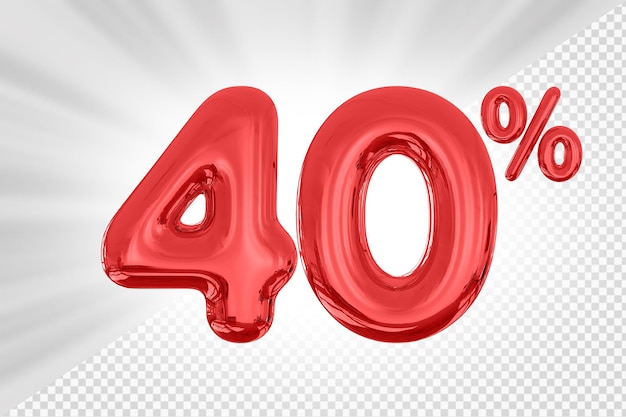 Ofrecemos un 40% de rojo en 3D.