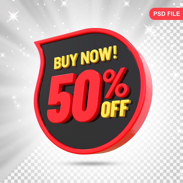 Ofrecemos el 50% en 3D ahora.