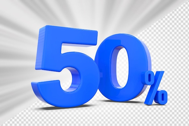 Ofrecemos un 50% de azul en 3D.