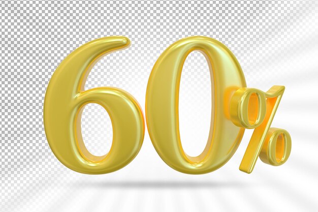 Ofrecemos un 60 por ciento de oro en 3D.