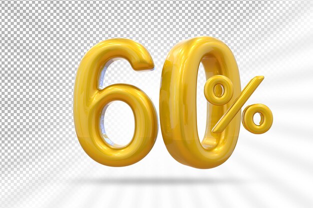Ofrecemos un 60 por ciento de oro en 3D.