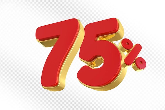 Ofrecemos un 75% de rojo en 3D.