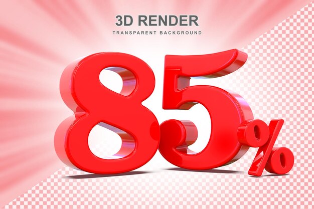 Ofrecemos un 85% de rojo en 3D.