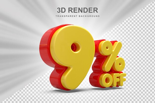Ofrecemos el 9% en renderización 3D.