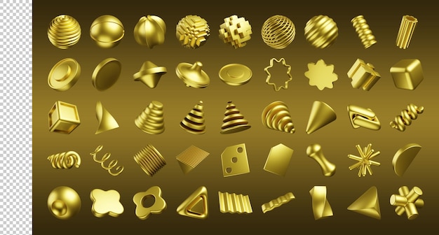 Oggetto 3D astratto poli basso