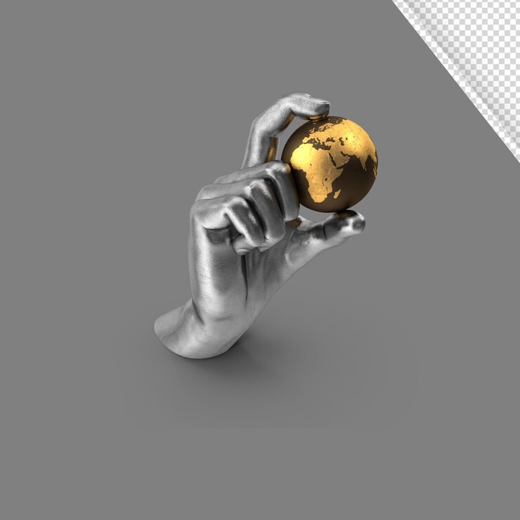 Oggetto ambiente 3d con sfondo trasparente