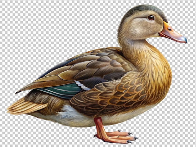 PSD un oiseau canard