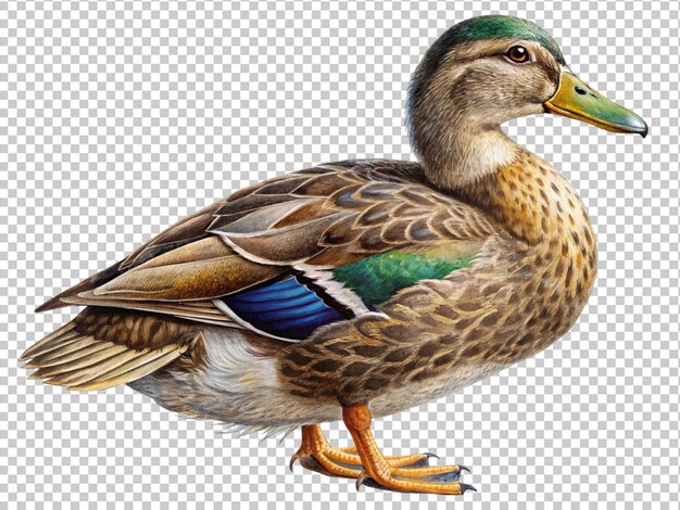 PSD un oiseau canard