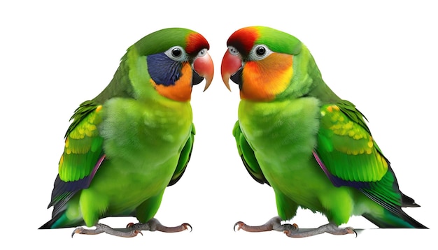 PSD des oiseaux d'amour mignons