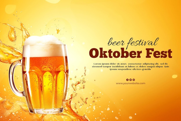 Oktoberfest-banner-vorlage